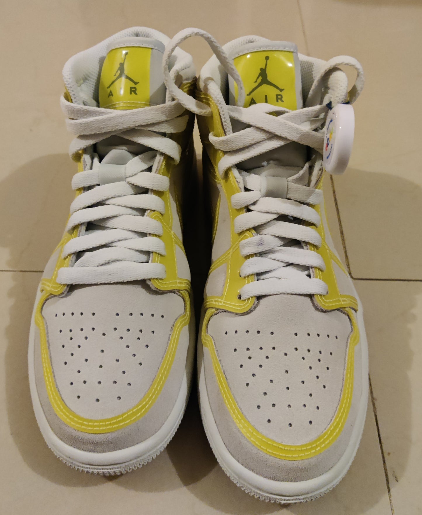Nike Air Jordan 1 'Opti Yellow' White DA5552-107