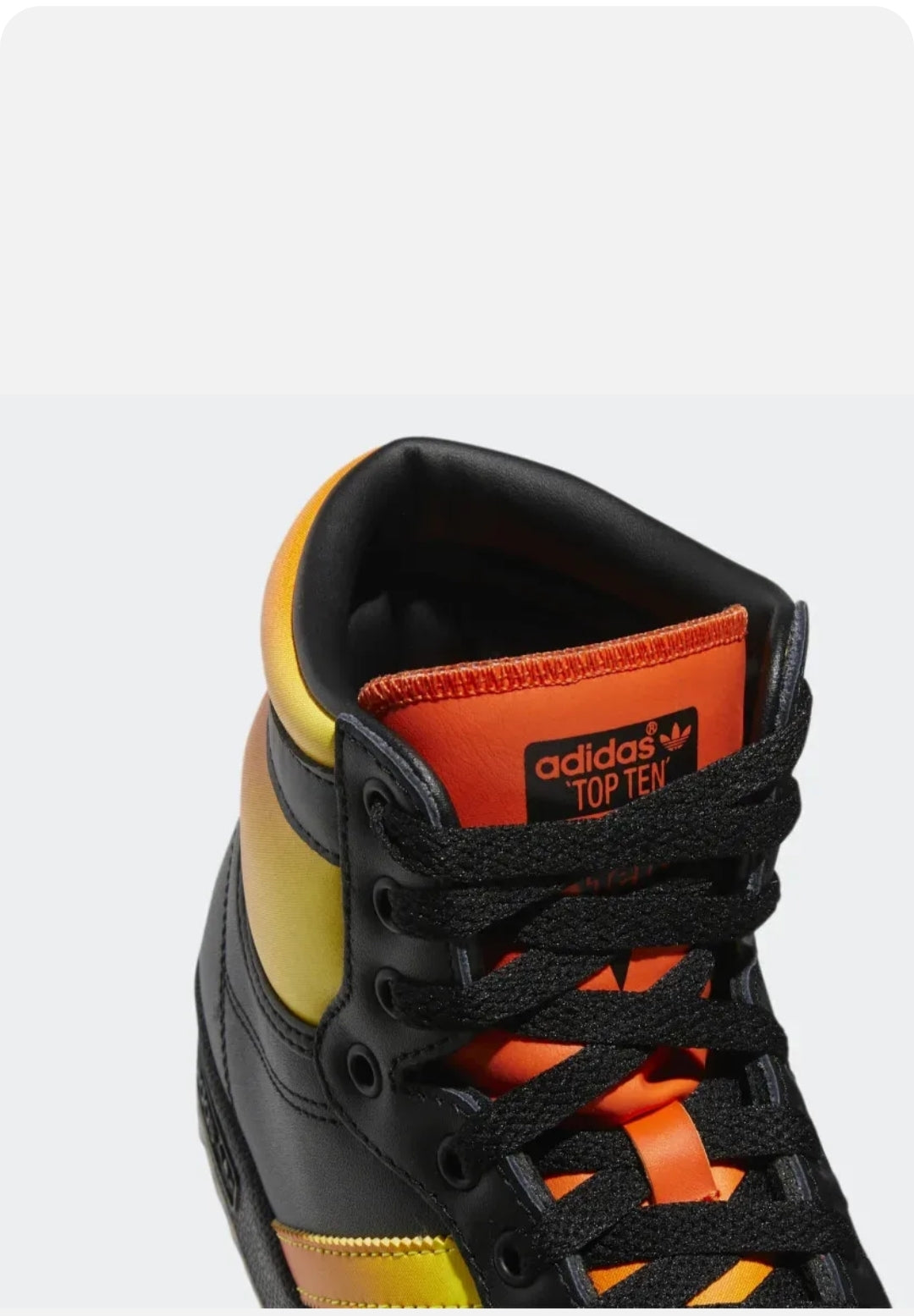 Adidas Top Ten Hi Black Yellow Orange FZ5889