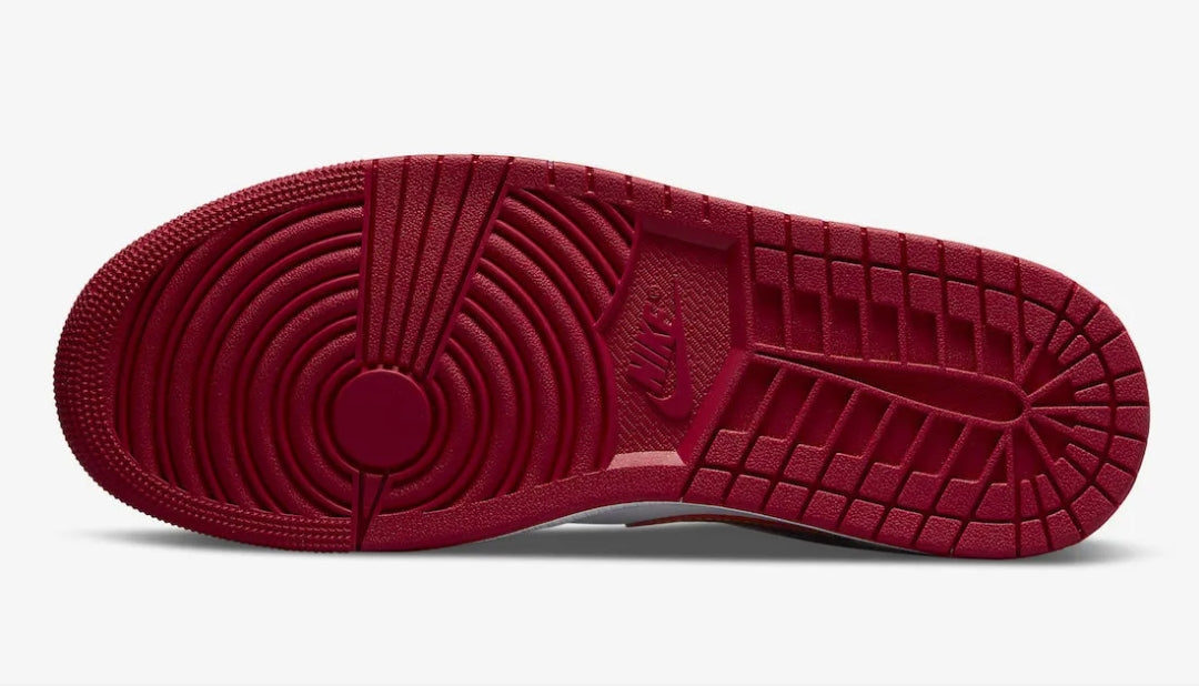 Nike Air Jordan 1 Low Shoes Cardinal Red Yellow White 553558-607